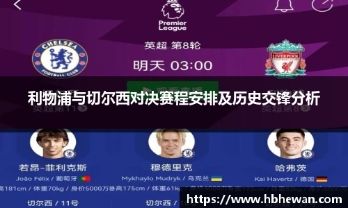 利物浦与切尔西对决赛程安排及历史交锋分析